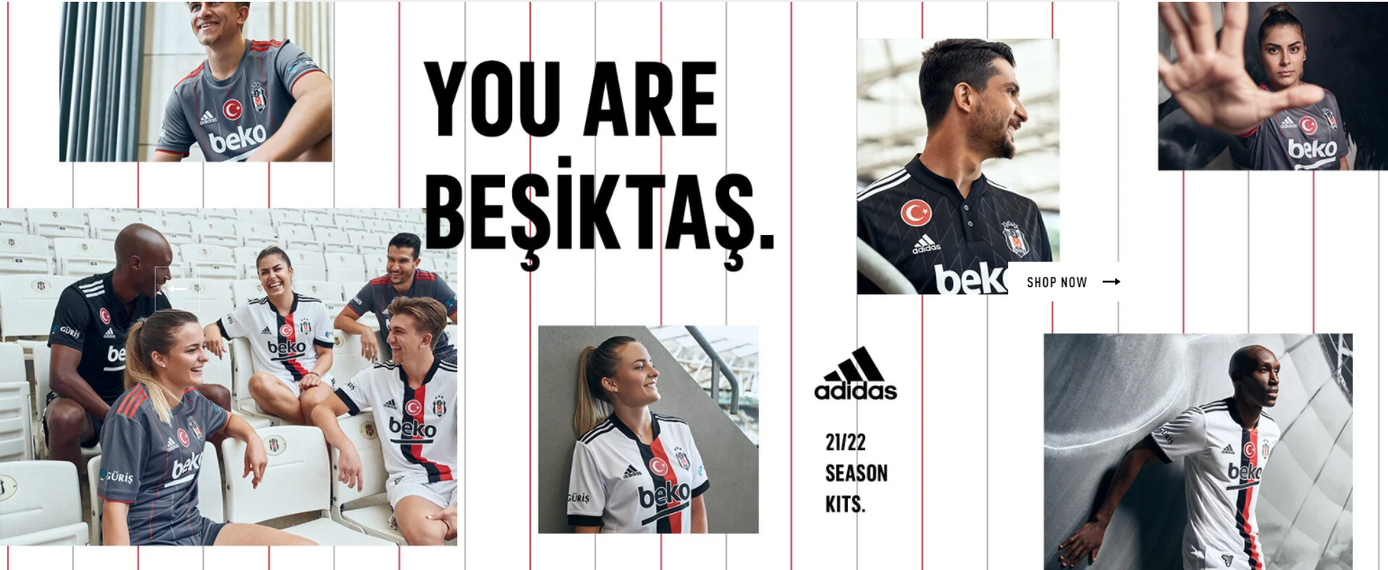 Men's Clothing - Beşiktaş JK 22/23 Home Jersey - White