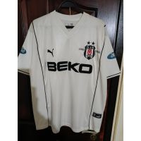 Vintage Beşiktaş 100th Anniversary Zago #30 White Jersey from  at Besiktas Shop # 