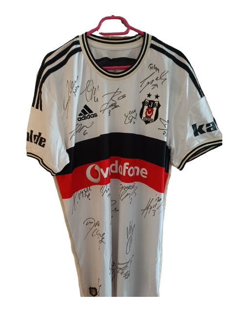 Signed Beşiktaş 2014-2015 Home Jersey from adidas at Besiktas Shop # Signed