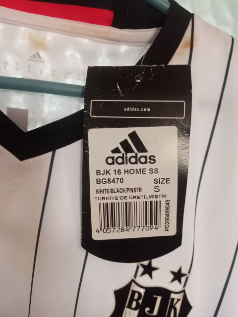 Vintage Beşiktaş Quaresma #17 Pinstripe Home Jersey 2016/17 from adidas at Besiktas Shop # BG8470