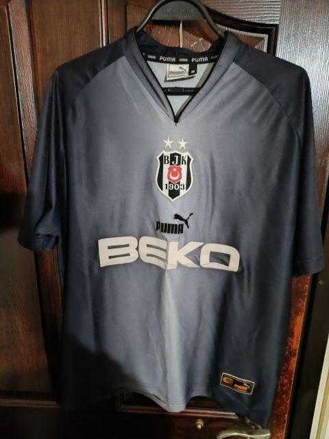 Vintage Beşiktaş Grey Gradient Jersey from  at Besiktas Shop # 