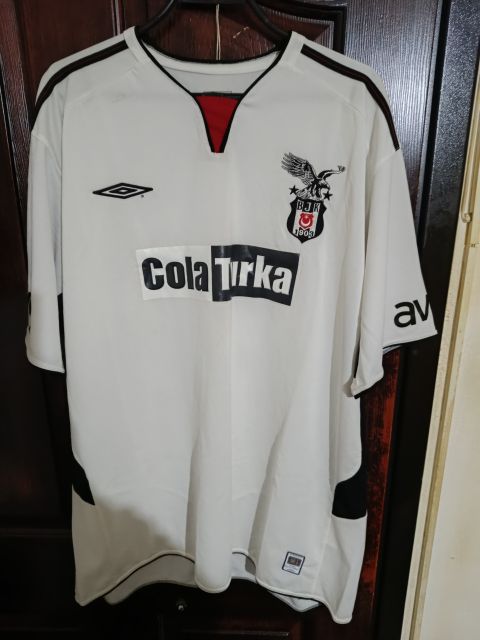 Vintage Beşiktaş Aílton #9 White Jersey from  at Besiktas Shop # 