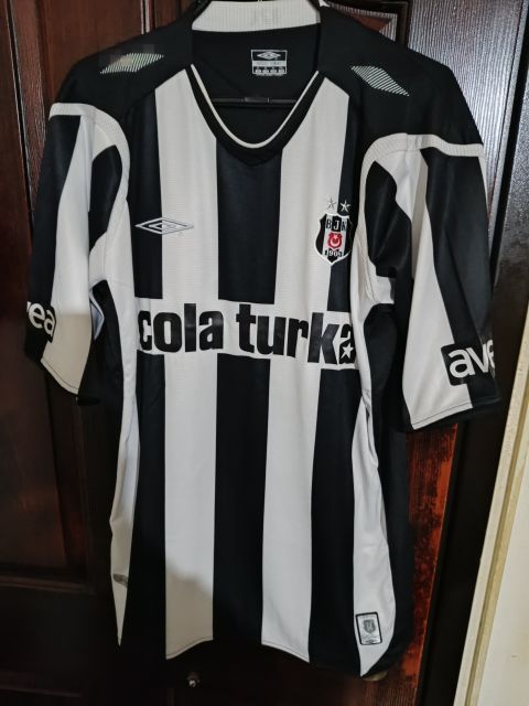 Vintage Beşiktaş Nobre #11 Striped Jersey from  at Besiktas Shop # 