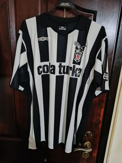 Vintage Beşiktaş Tello #14 Striped Jersey from  at Besiktas Shop # 