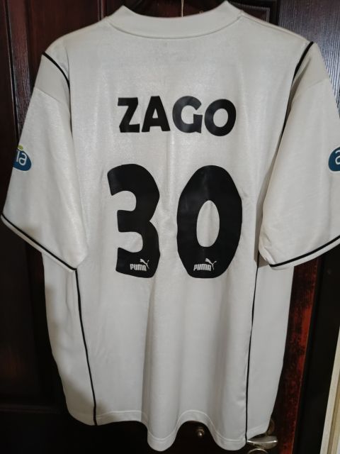 Vintage Beşiktaş 100th Anniversary Zago #30 White Jersey from  at Besiktas Shop # 