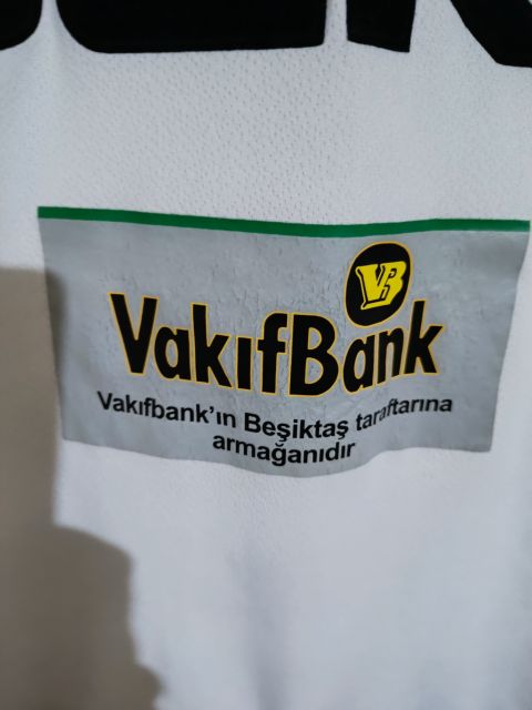 Vintage Beşiktaş White Away/Third Jersey from  at Besiktas Shop # 