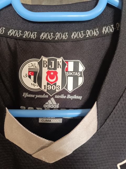 Vintage Beşiktaş 110th Anniversary Black Jersey 2012/13 from adidas at Besiktas Shop # D03357