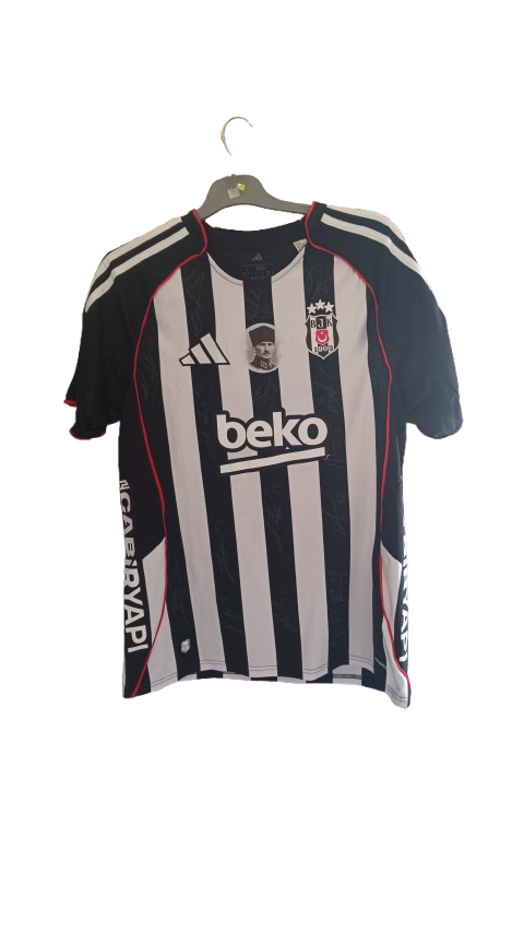 Signed Beşiktaş 2024-2025 Orkun Kökçü #10 Home Jersey from adidas at Besiktas Shop # Signed