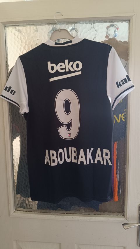 Vintage Beşiktaş Aboubakar #9 Black Away Jersey from adidas at Besiktas Shop # 