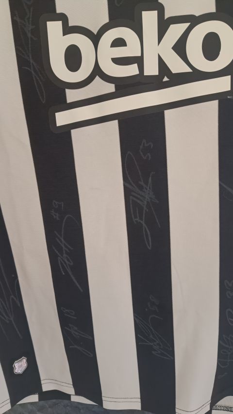 Signed Beşiktaş 2024-2025 Orkun Kökçü #10 Home Jersey from adidas at Besiktas Shop # Signed