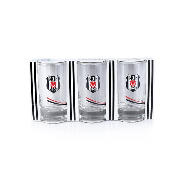 Besiktas Set 3 Logo Water Glass from  at Besiktas Shop # 