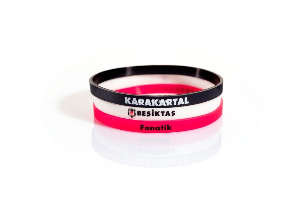 Besiktas Set 3 Silicon Bracelets