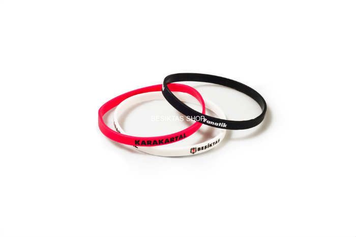 Besiktas Set 3 Silicon Bracelets
