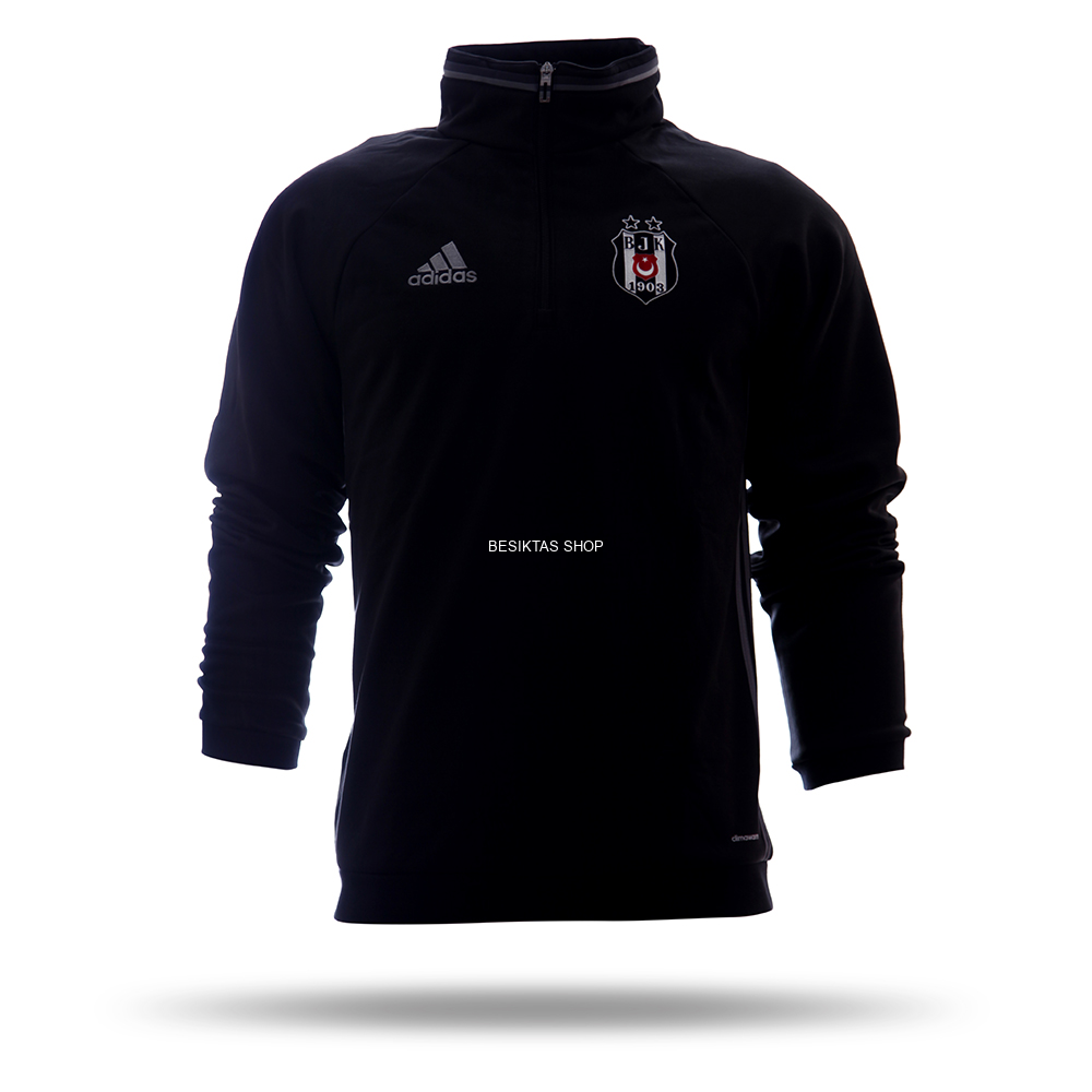 Besiktas Black Fleece Training Hooded Top 2016/17