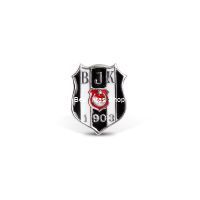 Besiktas Glass-Lined Logo Pin from  at Besiktas Shop # 