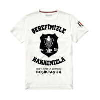 Besiktas SEREFIMIZLE HAKKIMIZLA T-shirt from Besiktas JK at Besiktas Shop # 