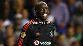 Besiktas # 9 BA LS Away Match Jersey 2014/15 ( UEFA UEL Badge + UEFA Respect Badge ) Size L