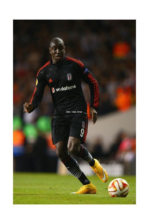 Besiktas # 9 BA LS Away Match Jersey 2014/15 ( UEFA UEL Badge + UEFA Respect Badge ) Size L from adidas at Besiktas Shop # 