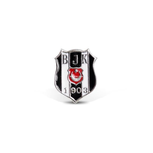 Besiktas Glass-Lined Logo Pin from  at Besiktas Shop # 
