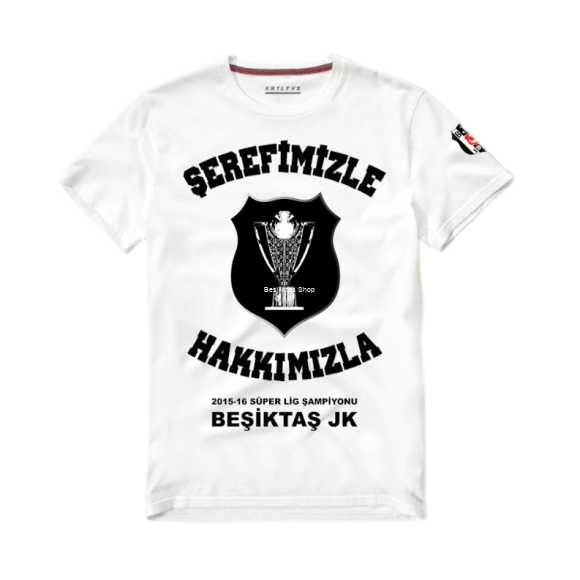 Besiktas SEREFIMIZLE HAKKIMIZLA T-shirt from Besiktas JK at Besiktas Shop # 