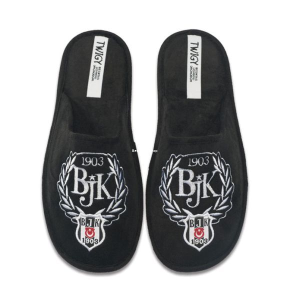 Besiktas Logo Slippers from  at Besiktas Shop # 